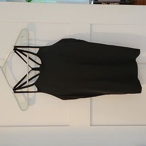 Patagonia | Black Tank Built-In Bra Workout Swim